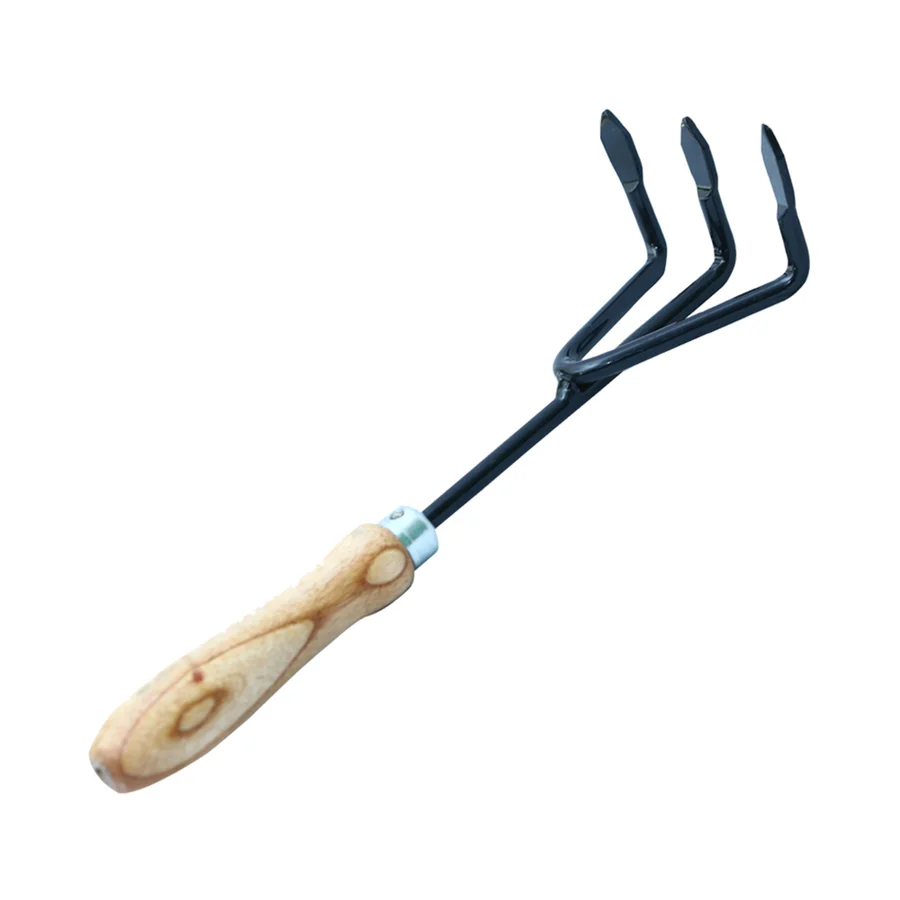 Hand Cultivator Tool - MMT 203E - Wooden Handled - Image 2