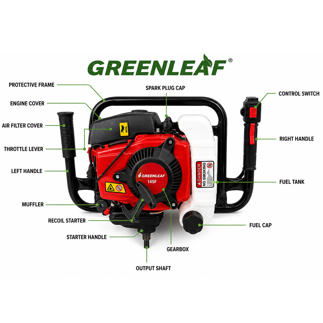 Earth Auger Green Leaf 145 F - Image 3
